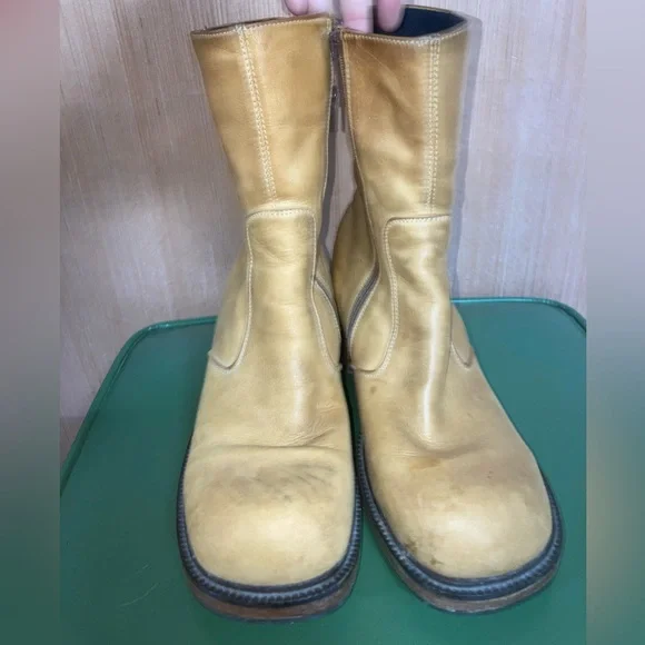 Vintage Leather Durango Platform Boots - Picture 2 of 10